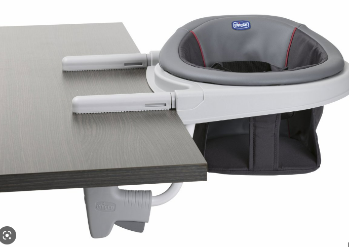 435 SEDIA TAVOLO CHICCO ROTEANTE GRIGIA