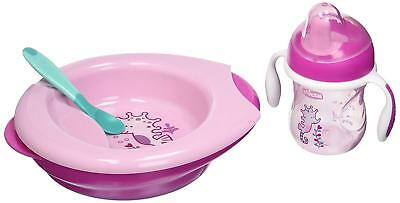 253 - set/ pappa chicco easy meal 6m+ rosa