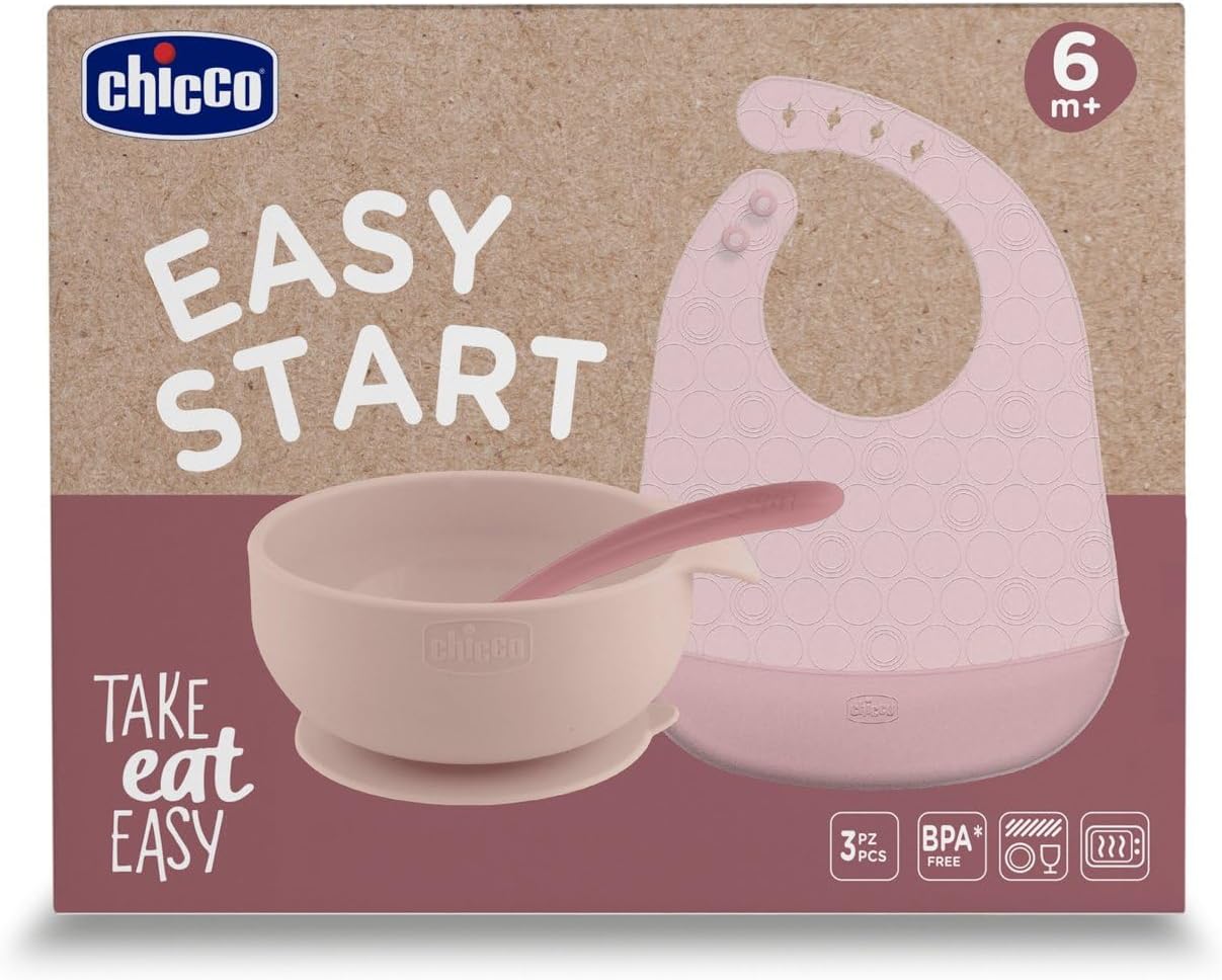 486 set/ pappa chicco starter rosa