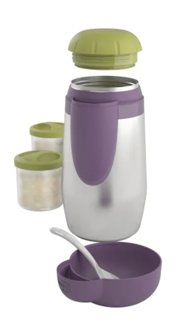 314 - Chicco Porta Pappa Thermos Inox