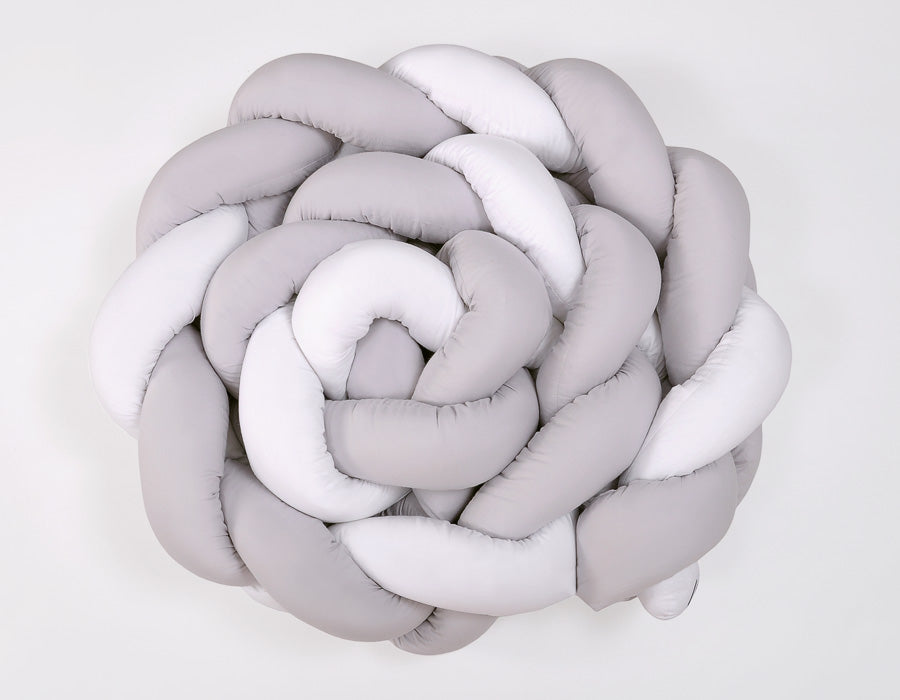 299 - riduttore treccia cora bianco grigio