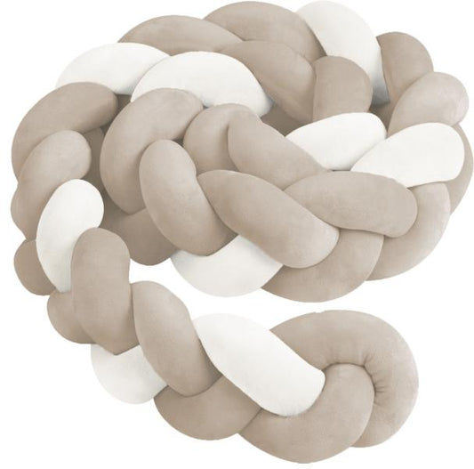 281 - treccia cora bianco tortora